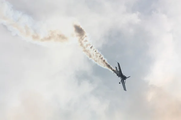 リガ、ラトビア - 8 月 21: パイロットのユルギス ・ カイリスをリガ芸術祭/ニ — ストック写真