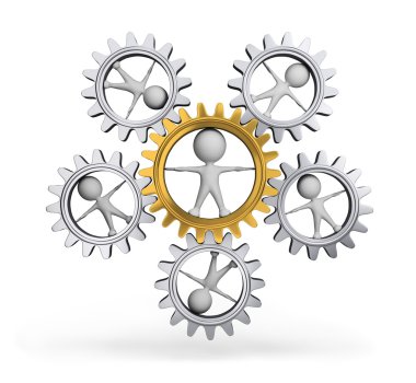 Dişli çark 3D yüze