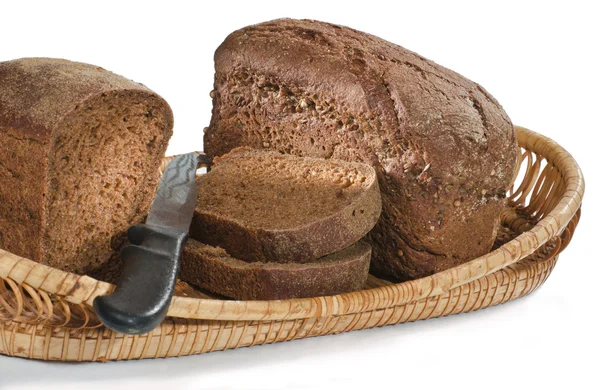 Rågbröd och bitar — Stockfoto