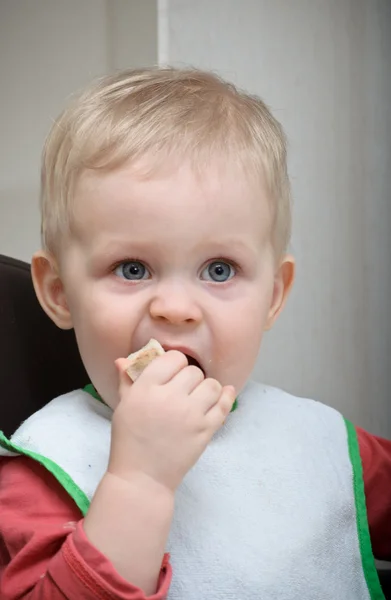 The baby was hungry — Stock Photo, Image