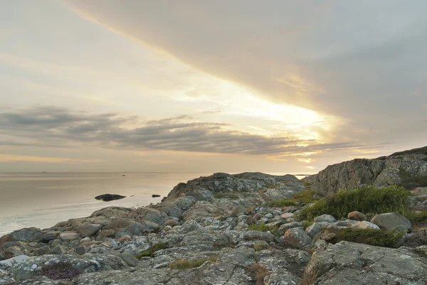 Swedish coast sunset 2 — Stock Photo, Image