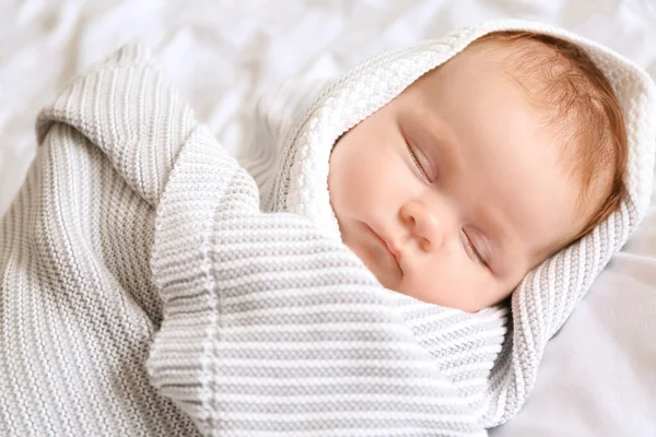 Little Baby Sleeping Bed — Stock Photo, Image