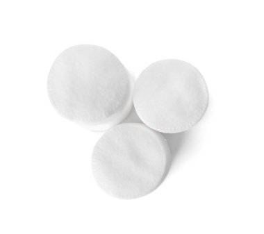 Beyaz arkaplandaki pamuk bloknotları