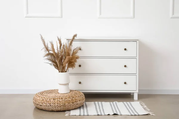 Interior Modern Room Chest Drawers — Stock Photo, Image