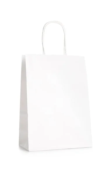 Blank Shopping Bag White Background — Stock Photo, Image