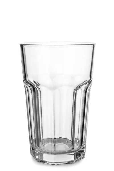 Stylish Empty Glass White Background — Stock Photo, Image