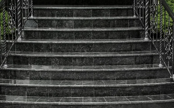 Escadas Pedra Edifício Moderno Livre — Fotografia de Stock