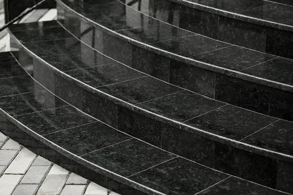 Escaleras Piedra Edificio Moderno Aire Libre —  Fotos de Stock