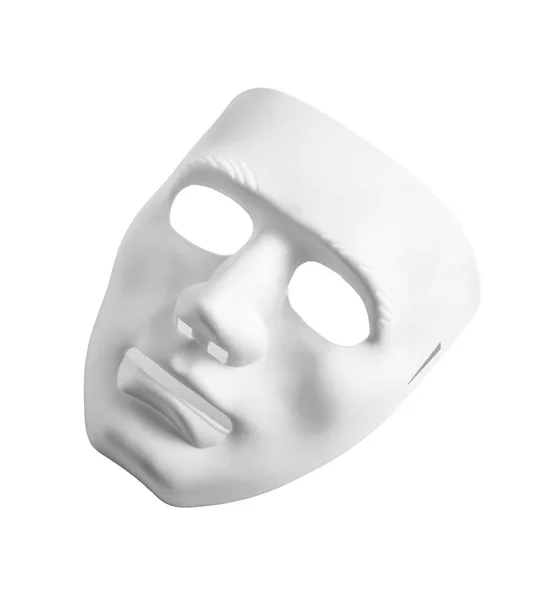 Guy Fawkes Maska Białym Tle — Zdjęcie stockowe