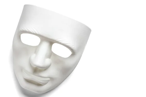 Guy Fawkes Masker Witte Achtergrond — Stockfoto