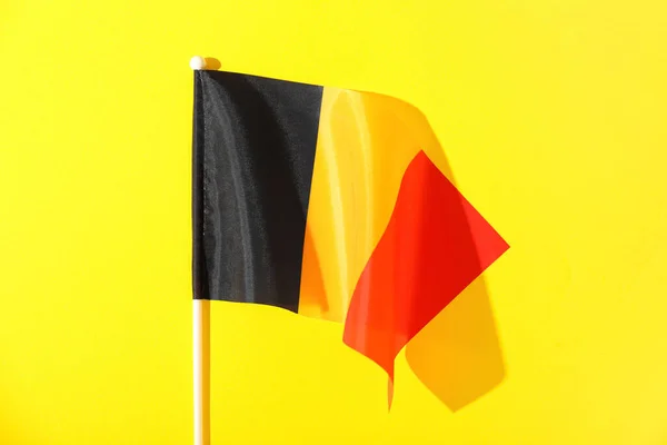 Flagga Belgien Färg Bakgrund — Stockfoto