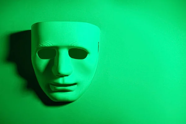 Μάσκα Guy Fawkes Στο Φόντο Χρώματος — Φωτογραφία Αρχείου
