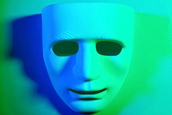 Μάσκα Guy Fawkes Στο Φόντο Χρώματος — Φωτογραφία Αρχείου
