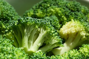 Arkaplan olarak sağlıklı brokoli lahanası