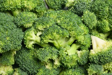 Arkaplan olarak sağlıklı brokoli lahanası