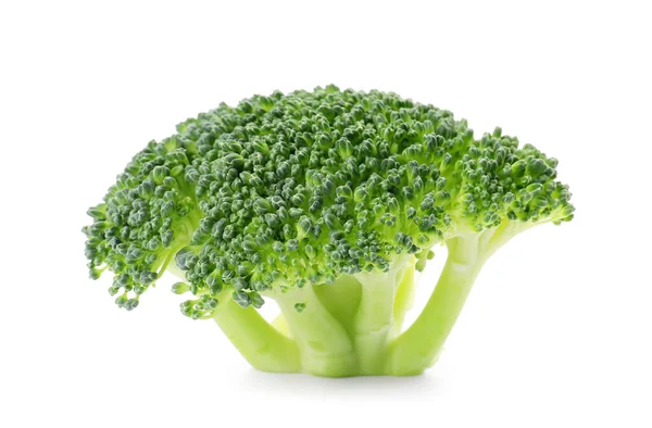 Chutné Brokolice Zelí Bílém Pozadí — Stock fotografie