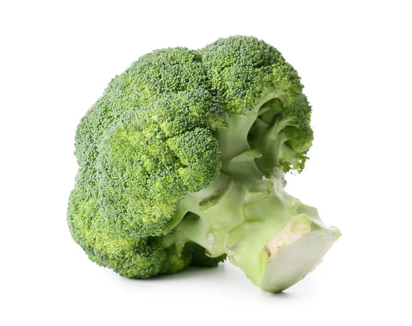 Gezonde Broccoli Kool Witte Achtergrond — Stockfoto