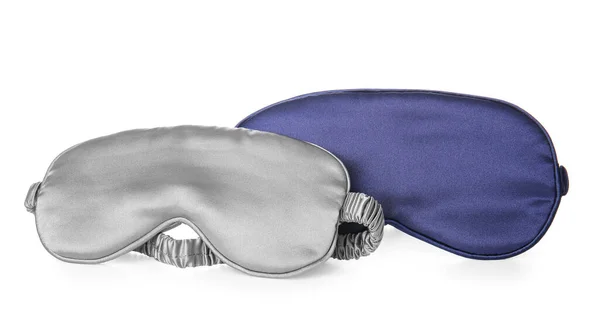 Stylish Sleep Masks White Background — Stock Photo, Image