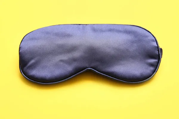 Stylish Sleep Mask Color Background — Stock Photo, Image