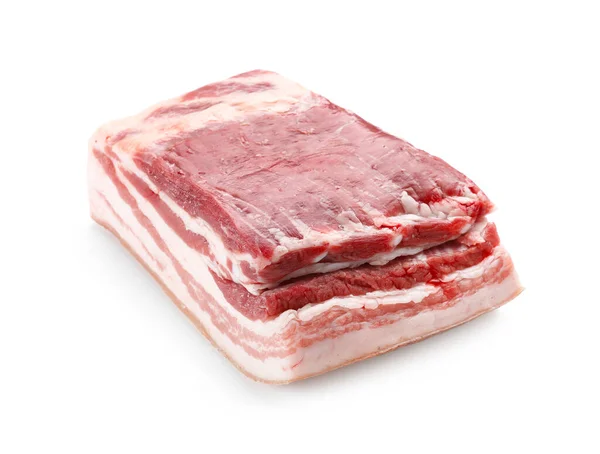 Bacon Nefiert Fundal Alb — Fotografie, imagine de stoc