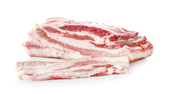 Bacon Nefiert Fundal Alb — Fotografie, imagine de stoc