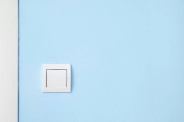 Modern Switch Blue Wall — Stock Photo, Image