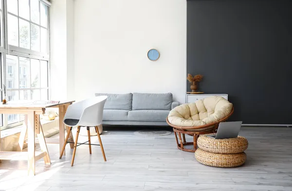 Interior Living Room Modern Armchair — Stock Photo, Image