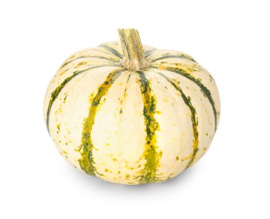 Bütün taze kabak beyaz arka plan üzerinde izole