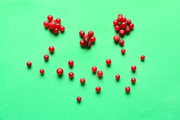Ripe Lingonberry Color Background — Stock Photo, Image