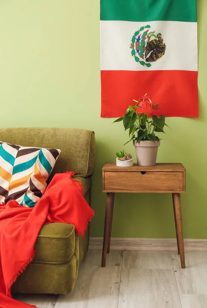 멕시코 국기가 — 스톡 사진