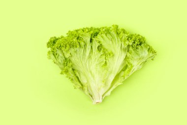 Yeşil arka planda bir sürü taze marul.