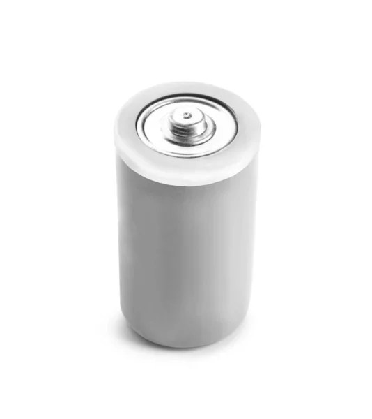 Alkaline Battery Isolated White Background — Stock Photo, Image