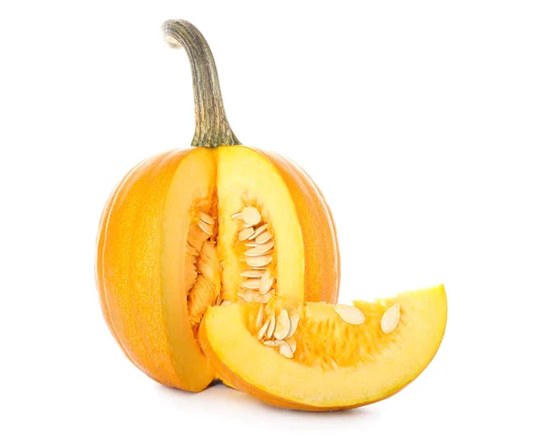 Ripe Pumpkin White Background — Stock Photo, Image