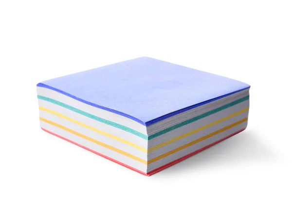 Colorful Sticky Notes White Background — Stock Photo, Image