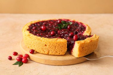 Masada nefis ev yapımı yaban mersinli turta.