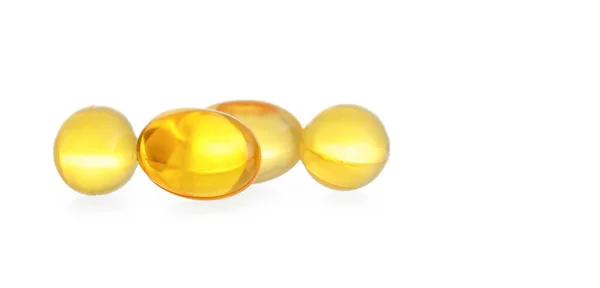 Vitamin Pills Isolated White Background — Stock Photo, Image