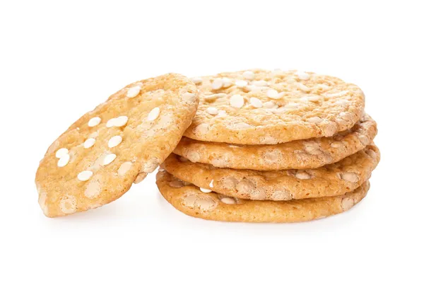 Heerlijke Zelfgemaakte Chocolade Koekjes Witte Achtergrond — Stockfoto