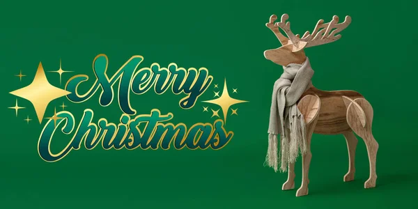 Creative Greeting Card Merry Christmas Celebration — Stock Photo, Image