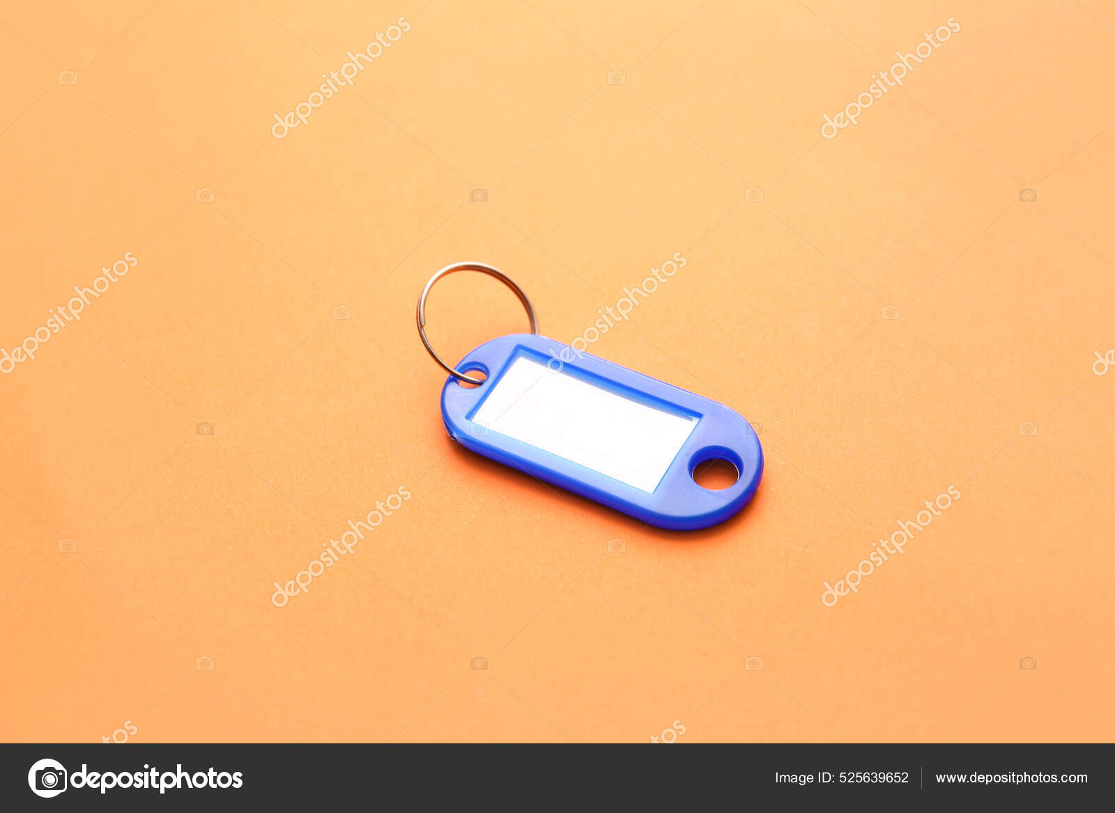 Plastic Key Tag Orange Background Stock Photo by ©serezniy 525639652