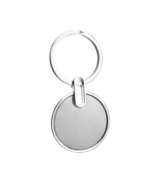 Stylish Keychain White Background — Stock Photo, Image