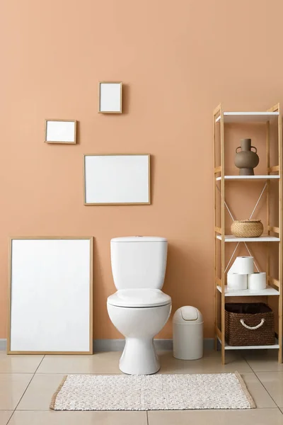 Interior Dari Toilet Modern Yang Bersih — Stok Foto