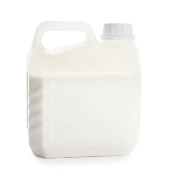 Gallon Bottle Milk White Background — Stock Photo, Image