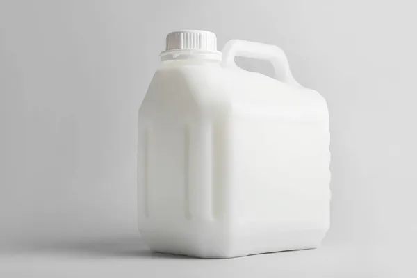 Галлонова Пляшка Молока Світлому Фоні — стокове фото