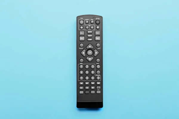 Modern Remote Control Blue Background — Stock Photo, Image