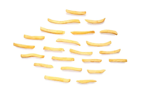 Tasty French Fries White Background — Stock Photo, Image