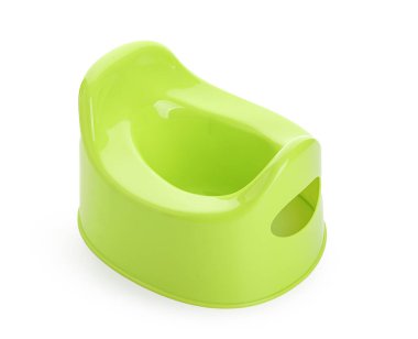 Beyaz arka plan üzerinde lazımlık yeşil