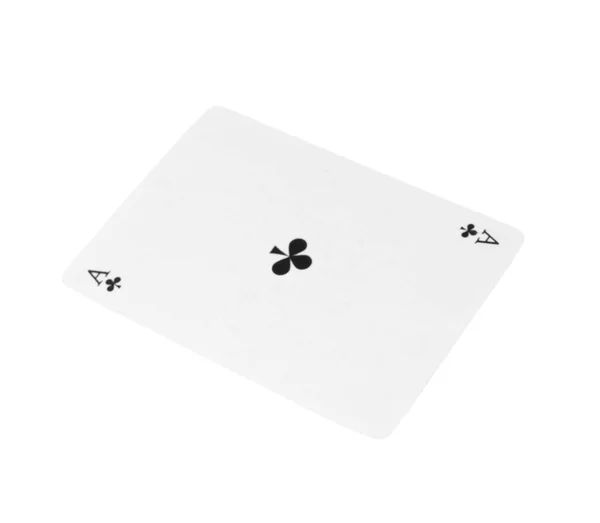 Poker Karty Izolowane Białym Tle — Zdjęcie stockowe