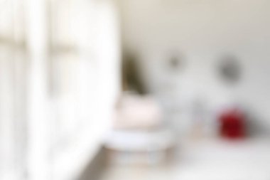 Modern oturma odasının bulanık görüntüsü