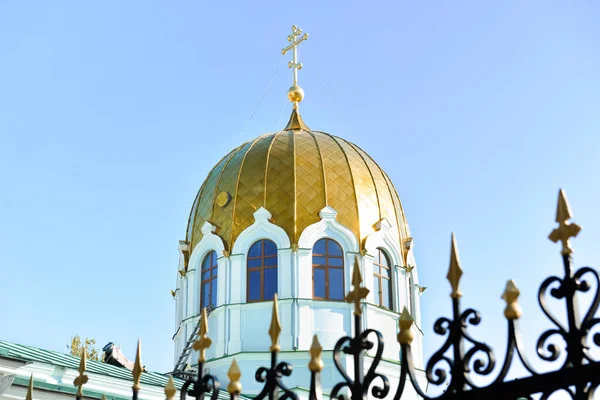 Vista Catedral Cristiana Ortodoxa Día Soleado — Foto de Stock