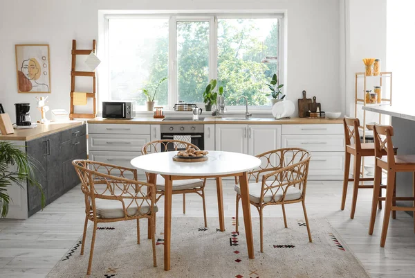 Studio Apartment Contemporary Kitchen — Stock Photo, Image